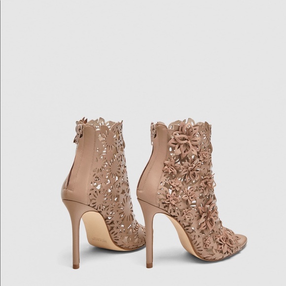 Nwt Zara wraparound leather high heels - Picture 6 of 8